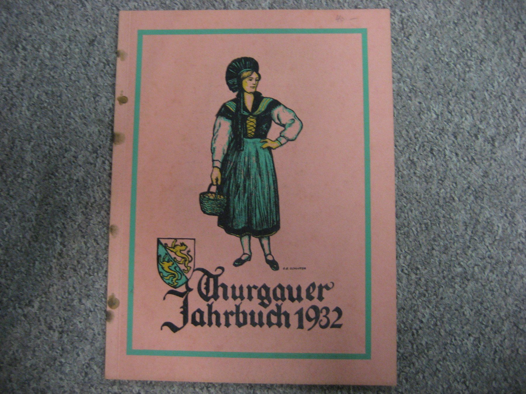 Libri: Thurgauer Jahrbuch 1932 – Usato da Bottighofen venduto da Spiderman61