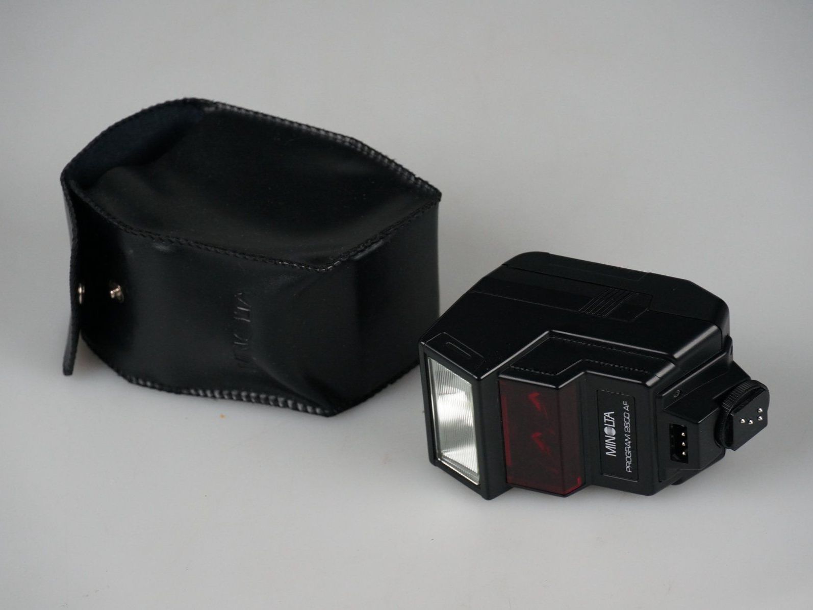 Minolta Flash: Minolta Program Flash 2800 AF (Aufsteckblitz) – Usato da Rüti ZH venduto da Restwert_Rueti_ZH