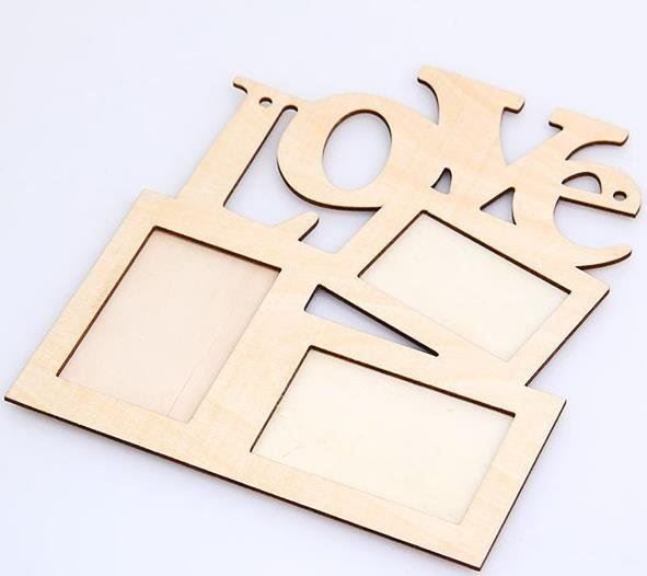 Cornici: Do it yourself DIY Bilderrahmen Love Valentinstag Geschenk – Nuovo e nell'imballaggio originale da Dättlikon venduto da easythings 2