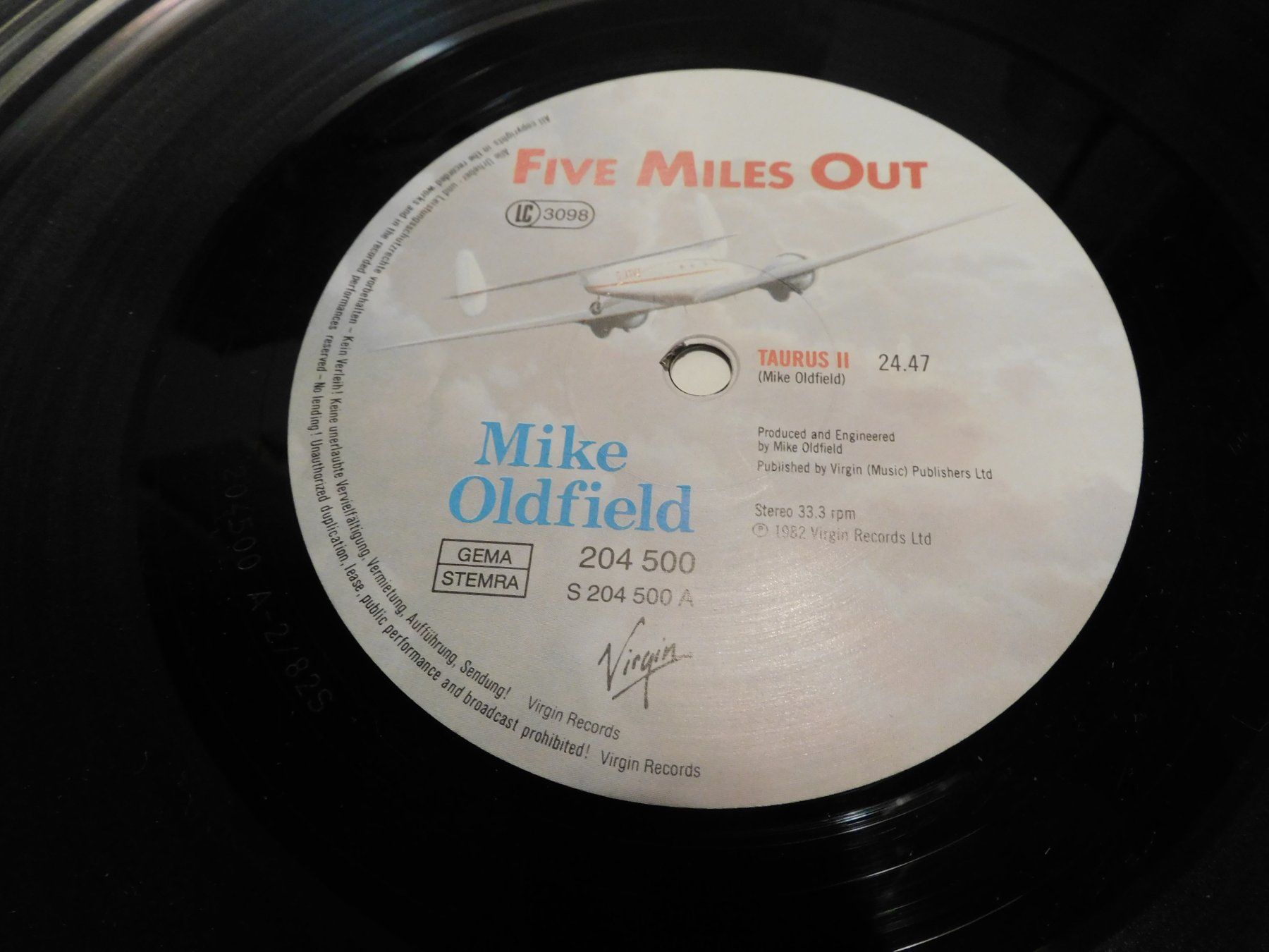 Schallplatten: LP Schallplatte - Mike Oldfield - Five Miles Out  - 1982 – Gebraucht aus Sursee von 76 1