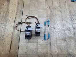 2x Graupner HBS 860 BB MG HV Brushless Servo