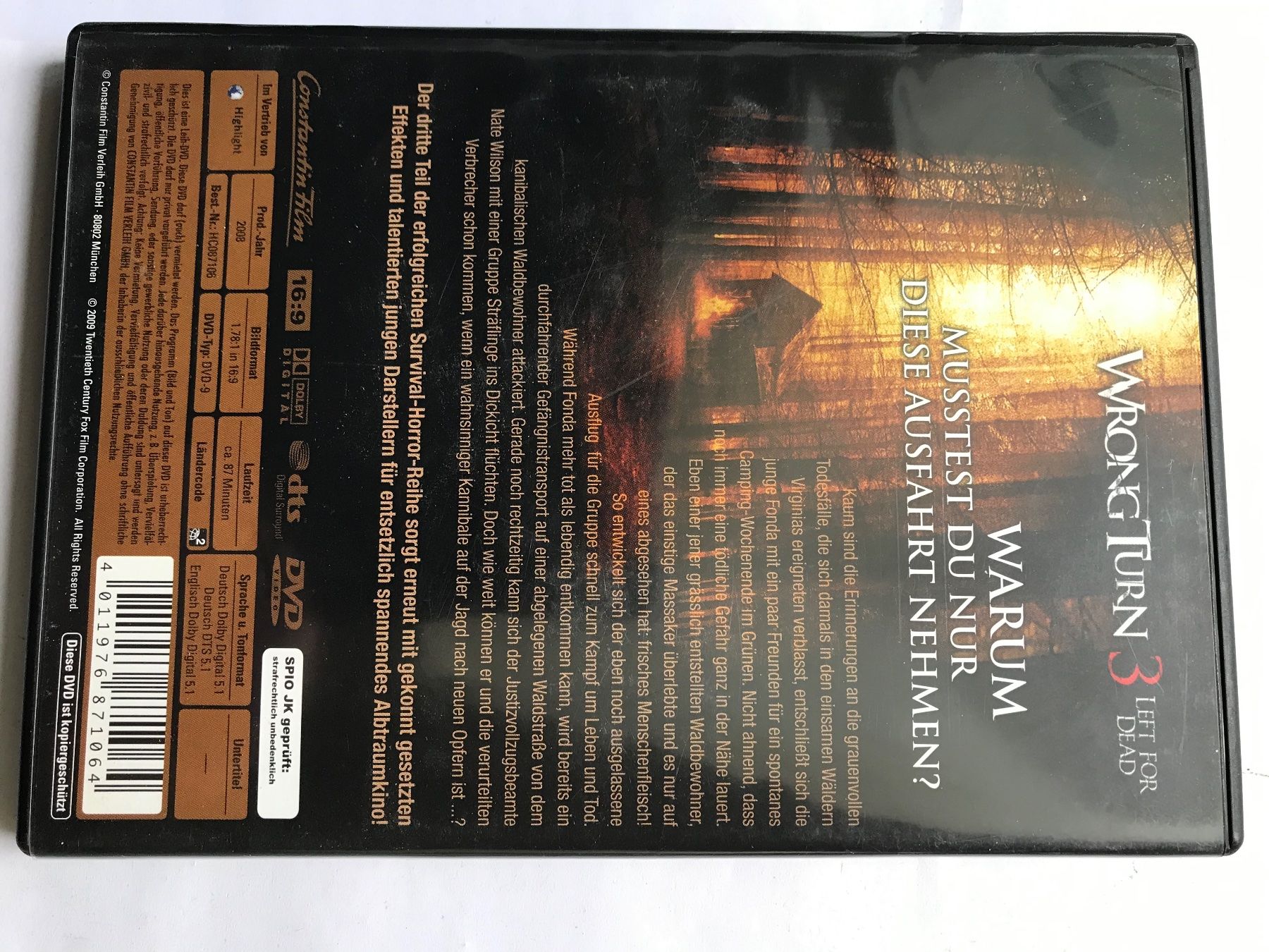Alle DVDs: dvd, „wrong turn 3“ – Gebraucht aus liestal von makai05 1