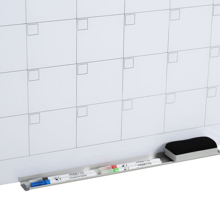 Lavagne: Whiteboard Kalender 90 x 60cm Stiftablage Wochenplaner – Nuovo e nell'imballaggio originale da Bottighofen venduto da swisshandel24 6