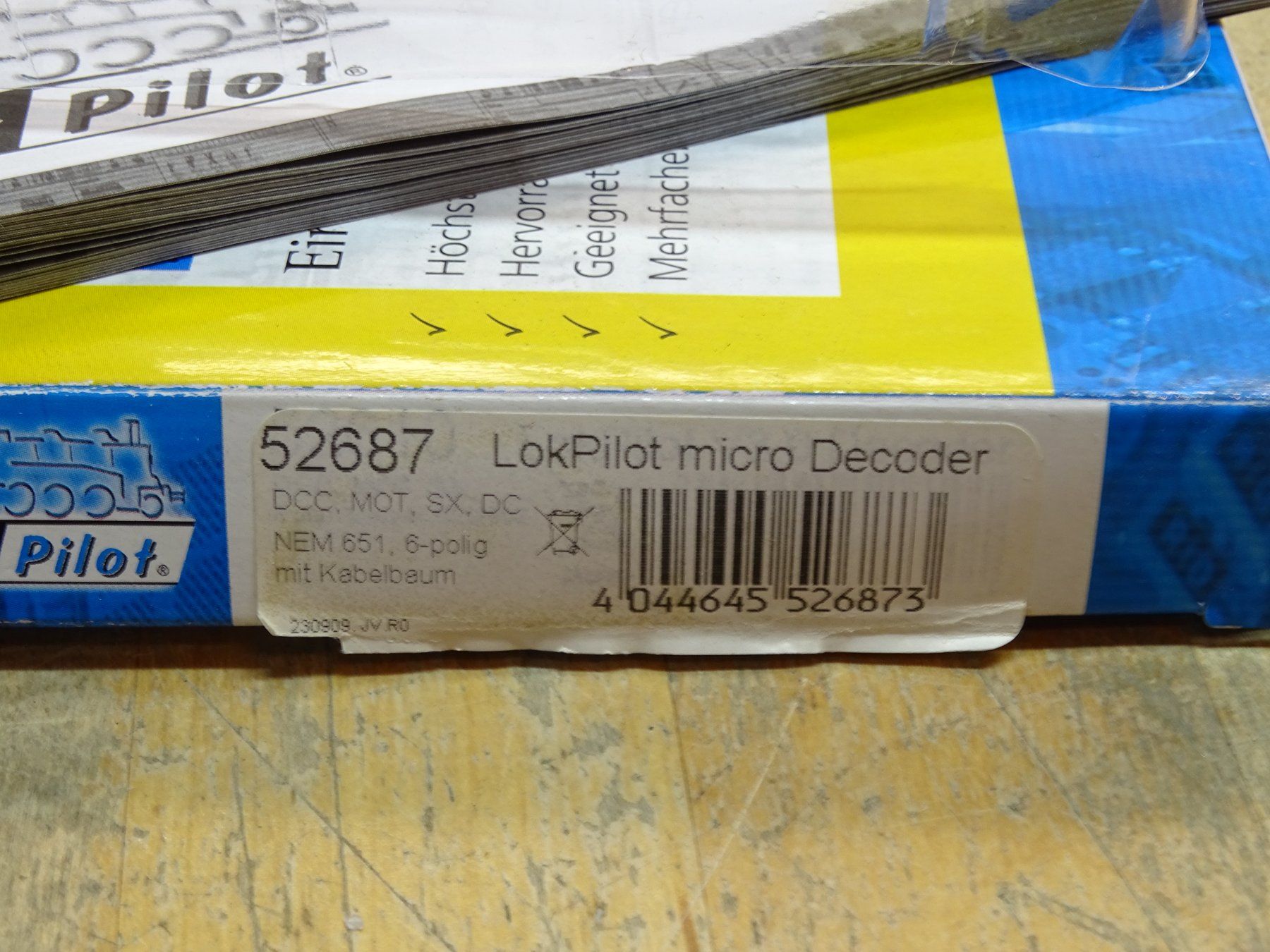 Esu Modelleisenbahnen: ESU 52687 Lok Pilot Micro Decoder, Neu, OVP – Neu und originalverpackt aus Wohlen AG von Bricktoys 1