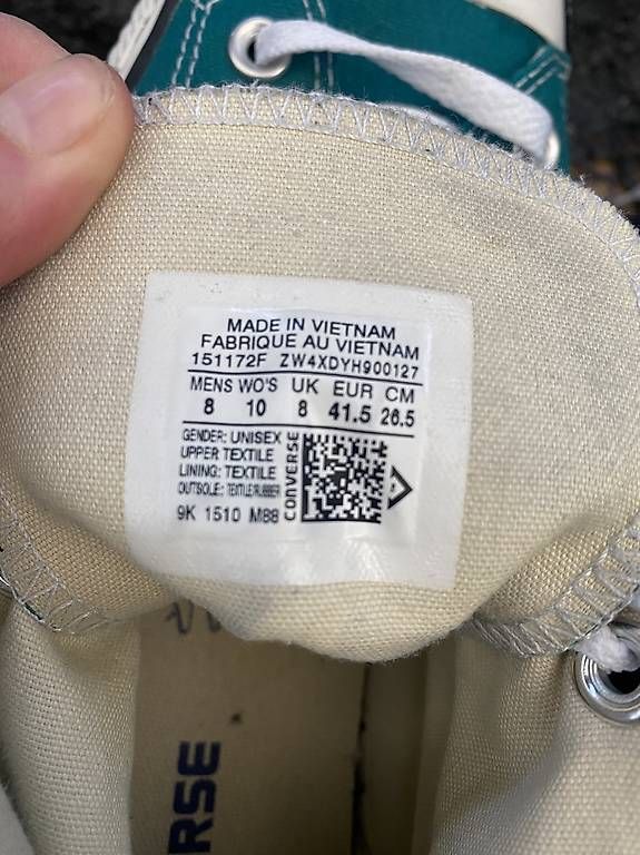 Converse Scarpe da uomo: Converse Dunkeltürkis Grösse 41.5 – Usato da Herrenschwanden venduto da ale_5ggz 1