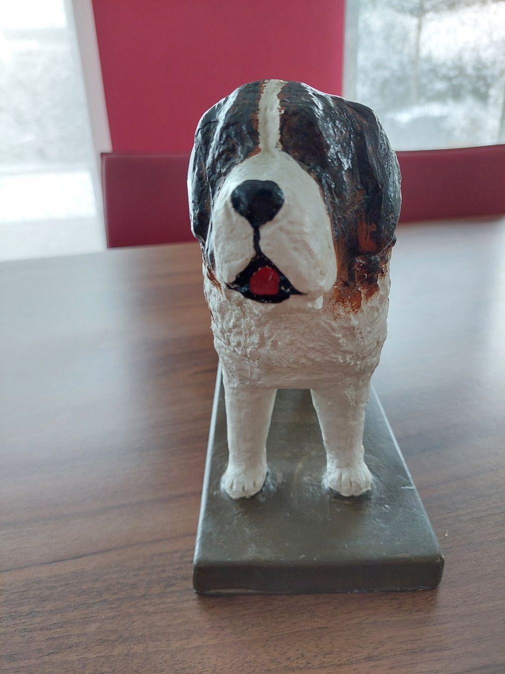 Statuette: Schöne grosse Bernhardiner-Figur aus Keramik – Usato da Subingen venduto da K7passt_immer 7