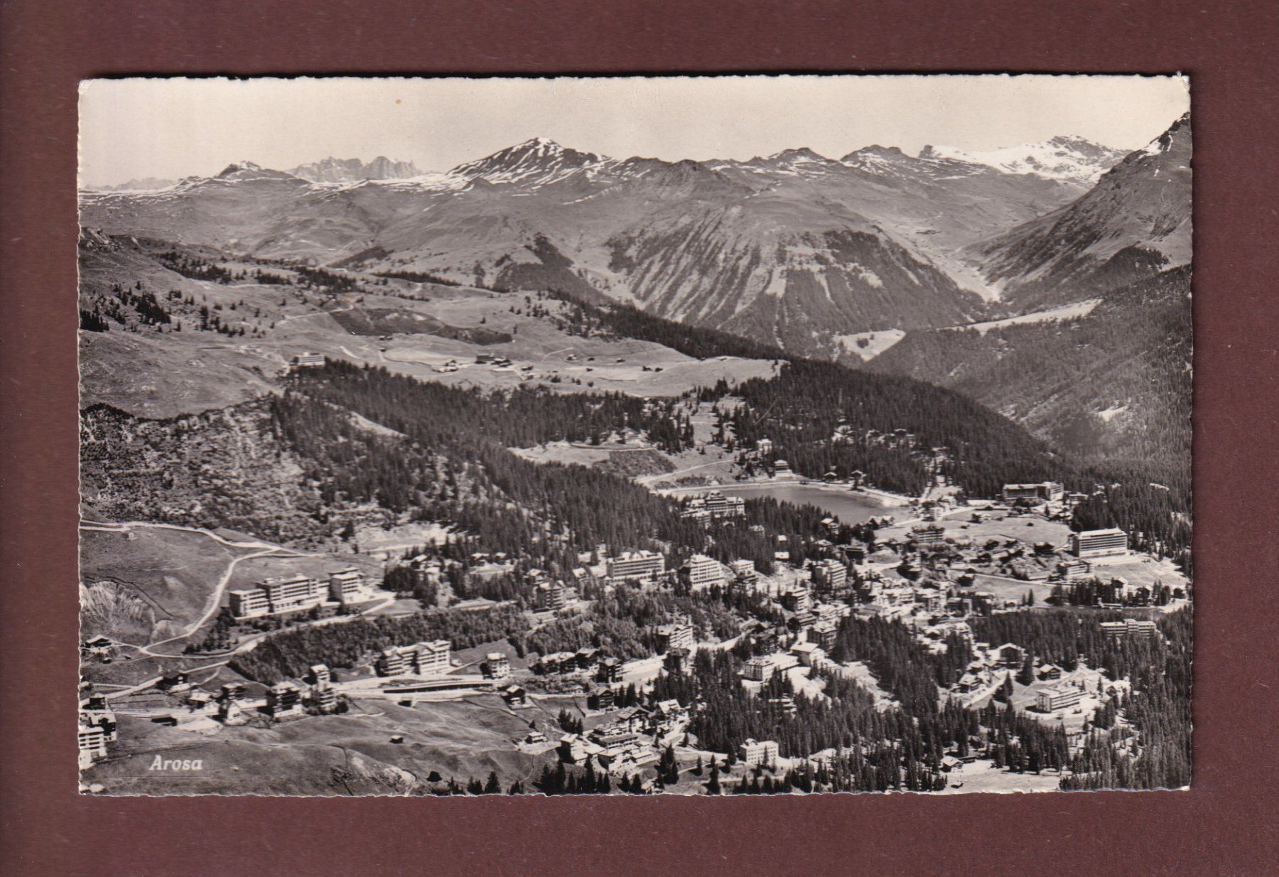 Cartes postales: AROSA - Flugaufnahme – D'occasion à Pully par nicecards-shop