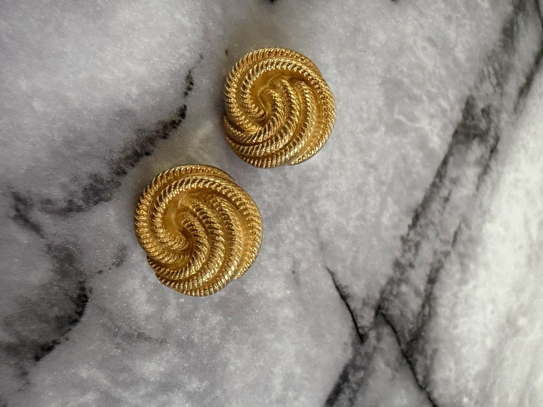Boucles d'oreille: Vintage gold earrings – D'occasion à Zürich par ghe_k58z 1