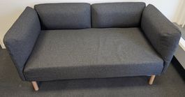Sofa 2er-Sitzelement, dunkelgrau