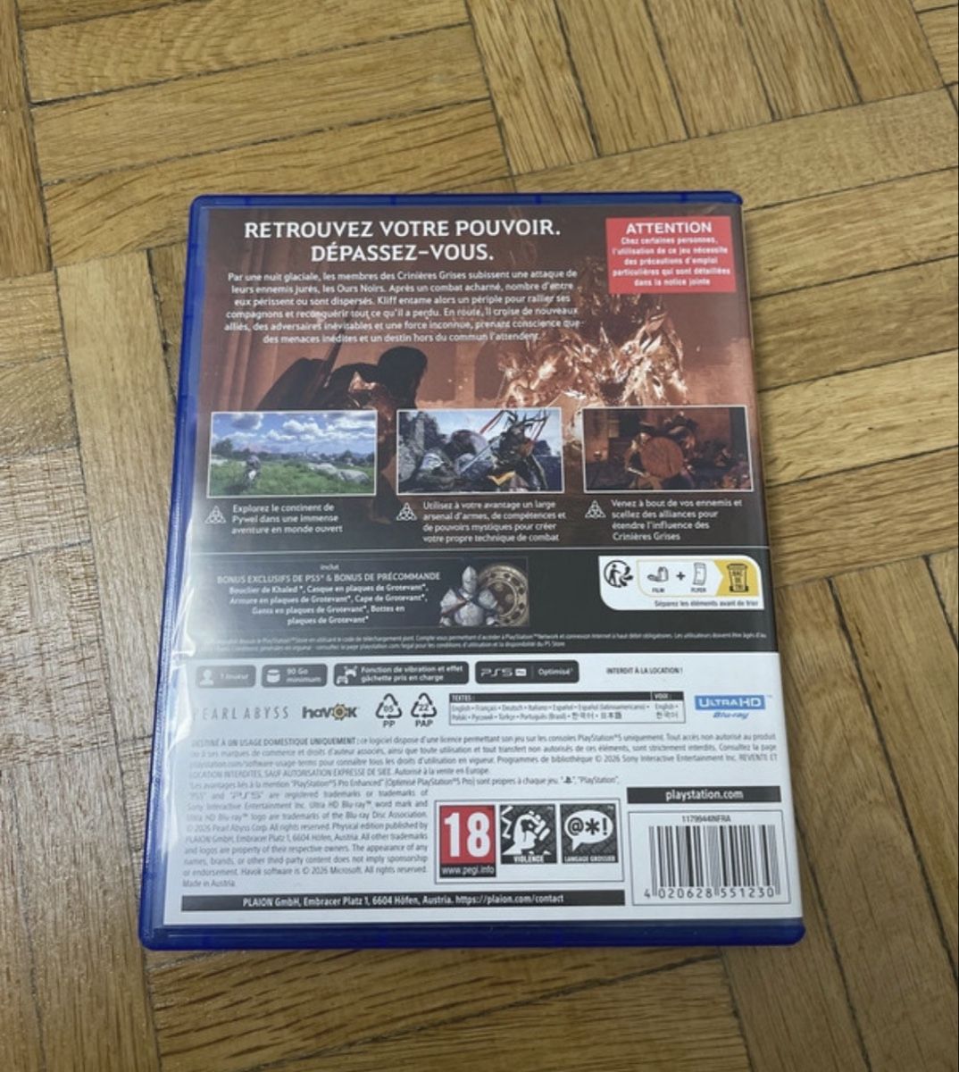 Giochi: PS5 Crimson Desert Day One Edition comme neuf – Nuovo (secondo la descrizione) da Essert FR venduto da jsi_98j5 1