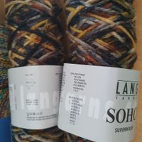 9 Kn. SOHO Lang Yarns Fb. 52 - 4001 inkl. Punto 22 Anleitung