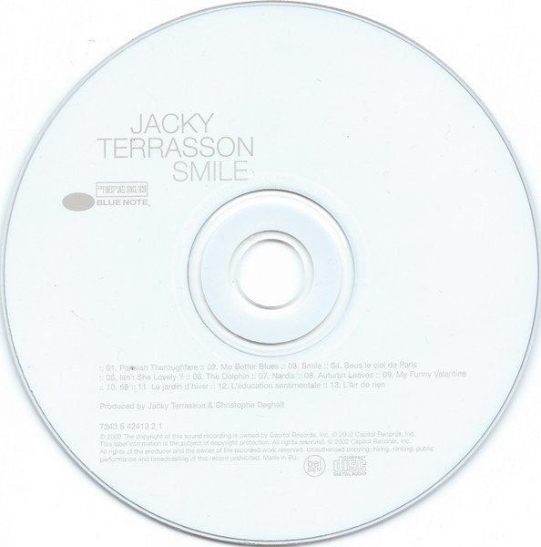 CDs: Jacky Terrasson [BLUE NOTE] Sean Smith, Eric Harland, – Gebraucht aus Unterbäch von yohanson 2