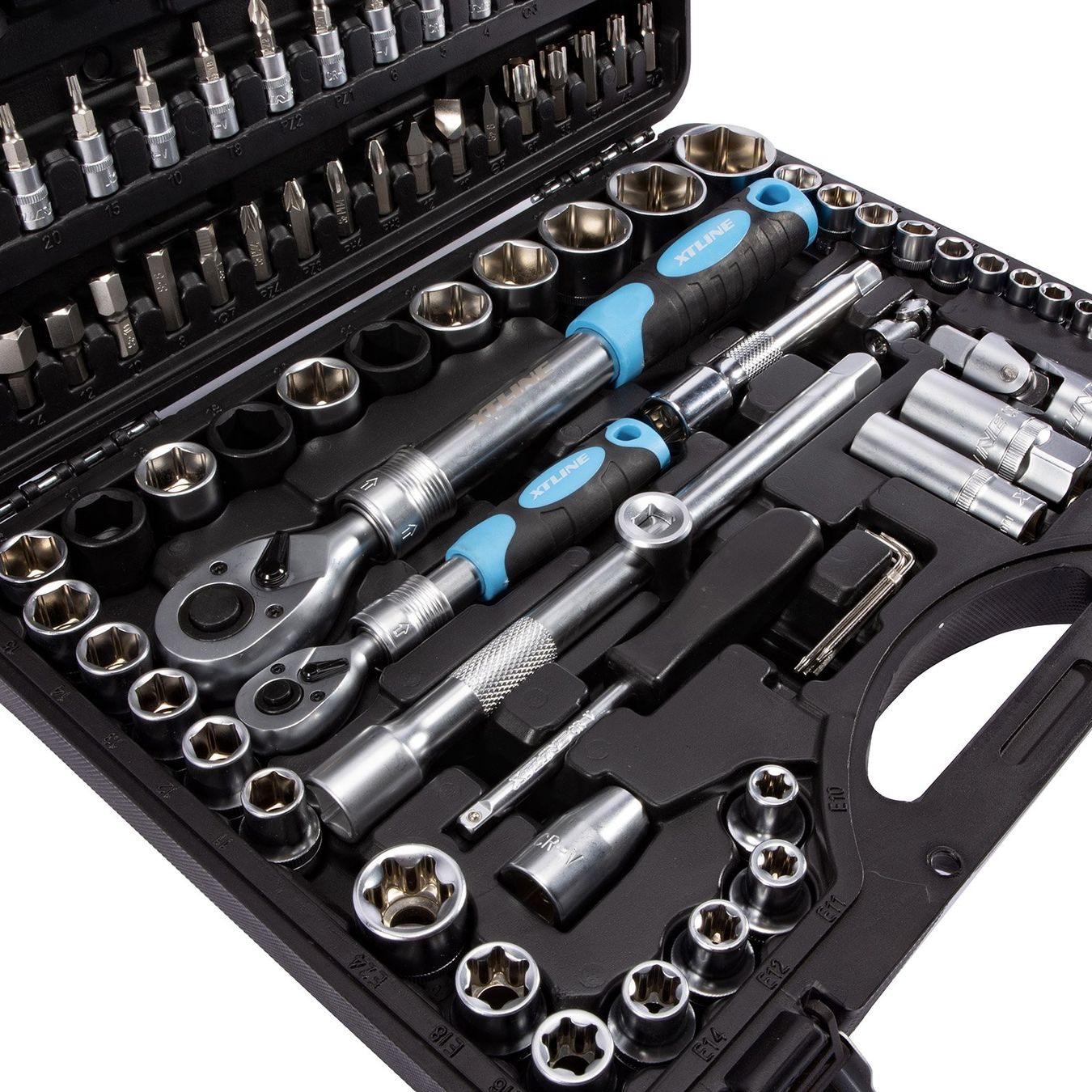 Tutti gli attrezzi: XTLINE Steckschlüssel-Satz 1/4"-1/2" 108tlg. – Nuovo e nell'imballaggio originale da Rothrist venduto da Jacktk 1