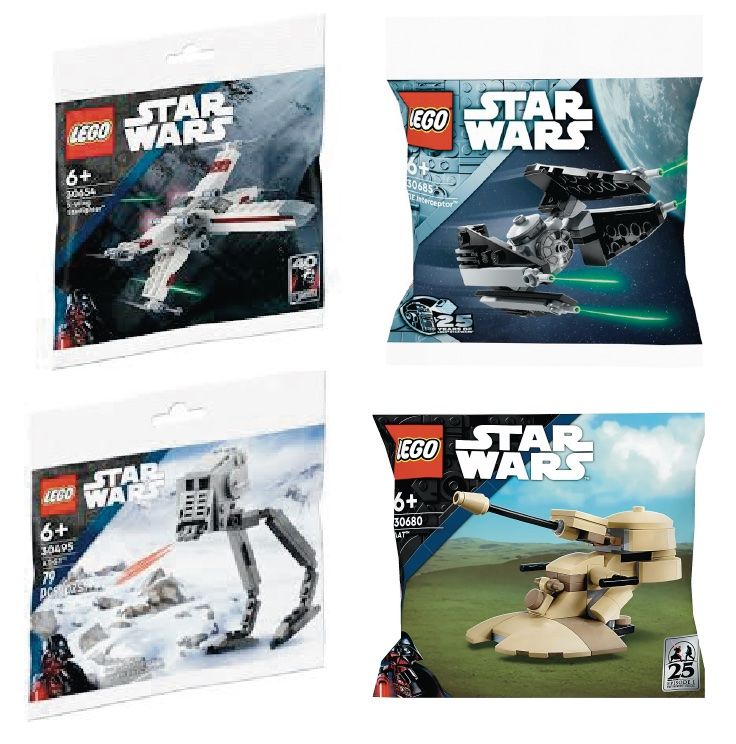 Star Wars Kit di costruzioni: LEGO Starwars Polybag Bundle - 30685 / 30495 / 30680 / 30654 – Nuovo e nell'imballaggio originale da Bern venduto da Seekey