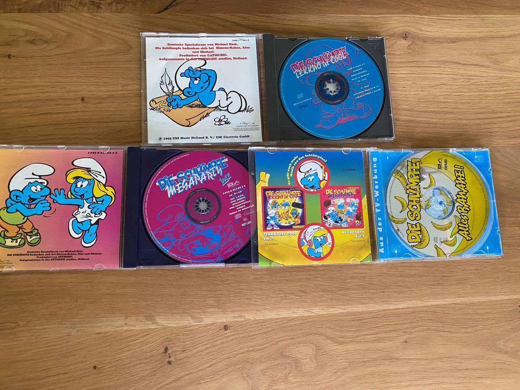 CD: Die Schlümpfe CDs Tekkno VOL 1 -3 – Usato da Bätterkinden venduto da Albera 2