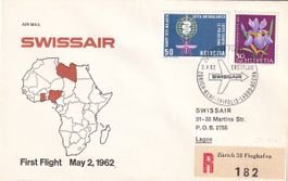 Erstflug Swissair Zürich - Lagos 1962