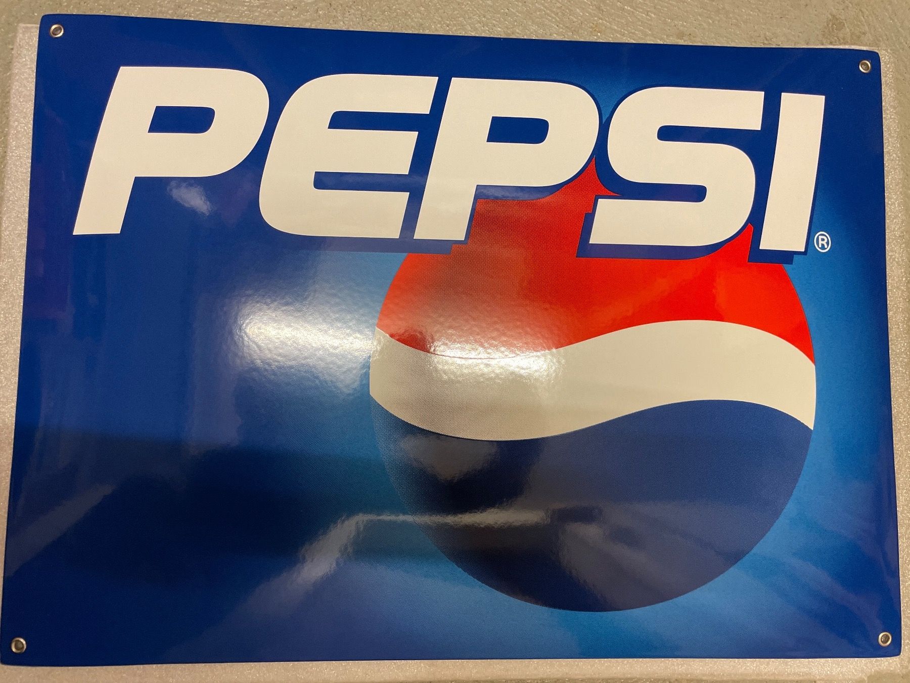 Pepsi Insegne: Vintage Pepsi Emailschild ca. 1980 – Usato da Winterthur venduto da cheerio97 3