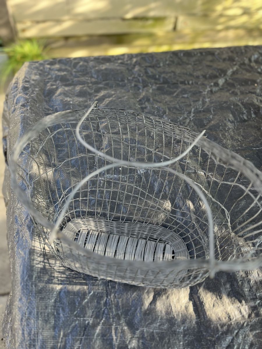 Sonstige Antiquitäten & Kunst: Alter Gitterkorb – Gebraucht aus Tagelswangen von Gizzmo..77 3