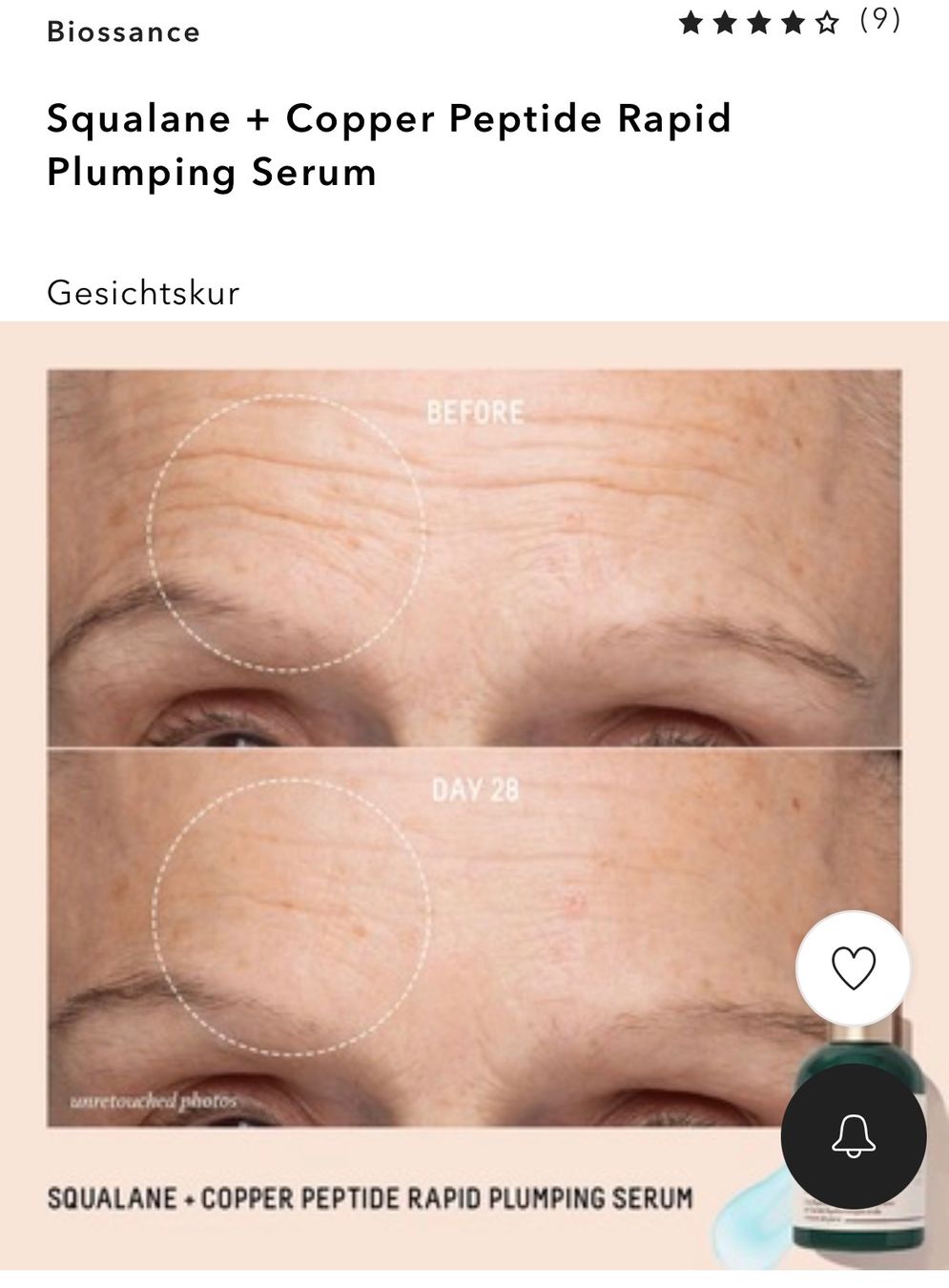 Gesichtspflege: BIOSSANCE SQUALANE & COPPER PEPTIDE PLUMPING SERUM,LP CHF70. – Neu und originalverpackt aus Zürich von deruja 9