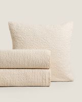 ZARA HOME DECKE AUS BAUMWOLLE 270 x 280 cm