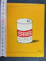 BAHN SCHWEIZ SBB-WERBE-AK REPRO HERBERT LEUPIN 1978