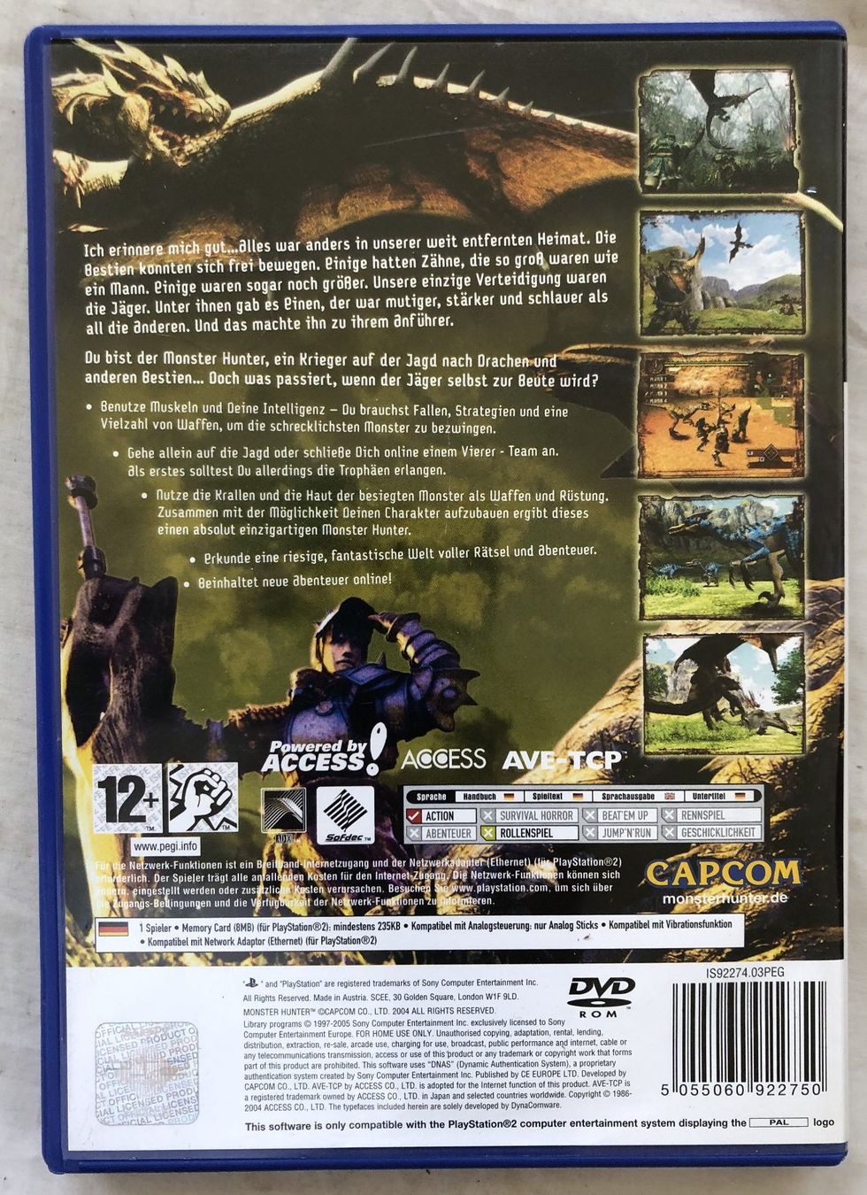 Sony Spiele: PS2 - MONSTER HUNTER – Gebraucht aus Schaffhausen von durruti 2