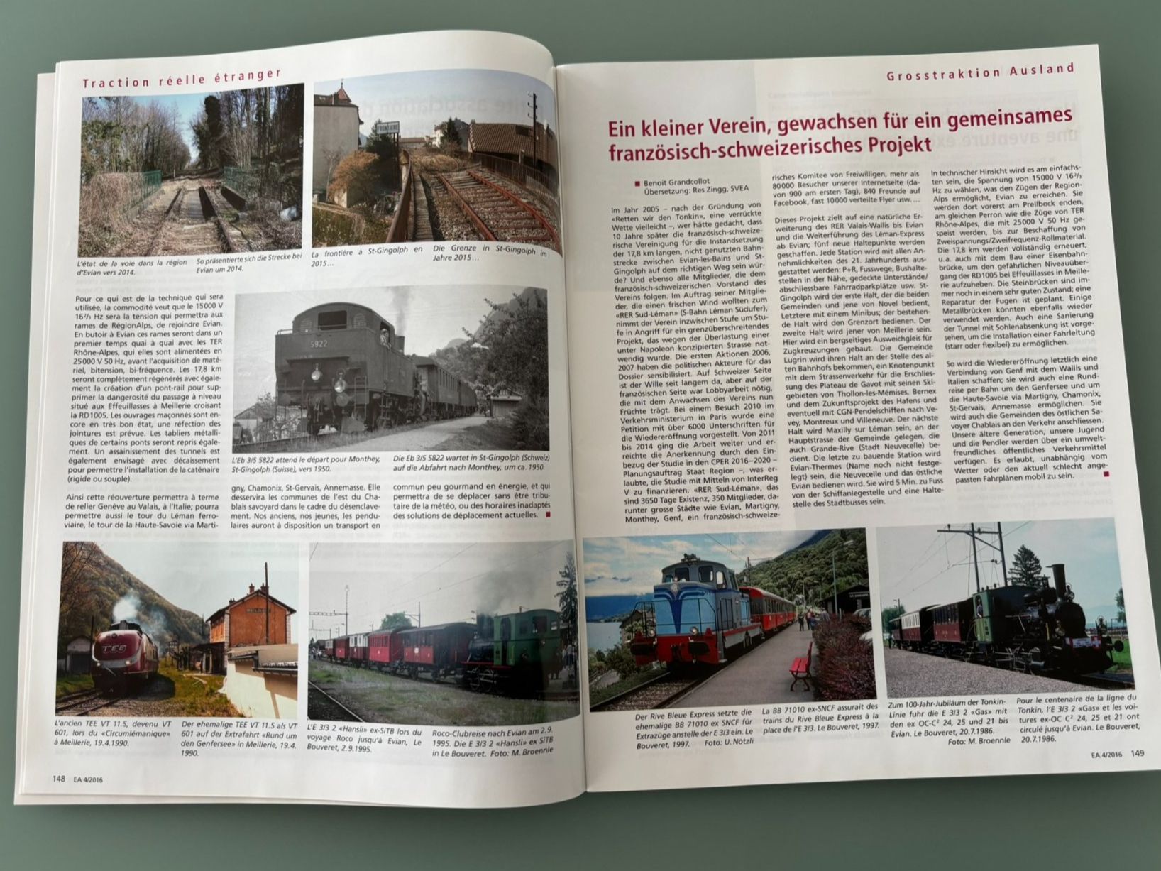 Märklin Modellini di ferrovie: EISENBAHN AMATEUR 2x 2016 – Usato da Sion venduto da lol_98vj 6