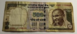 Indien 500 Rupees 2014