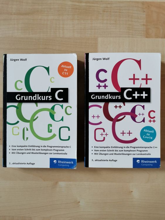 2 Bücher Programmiersprache Grundkurs C und C++ (Gebraucht) in Kloten ...