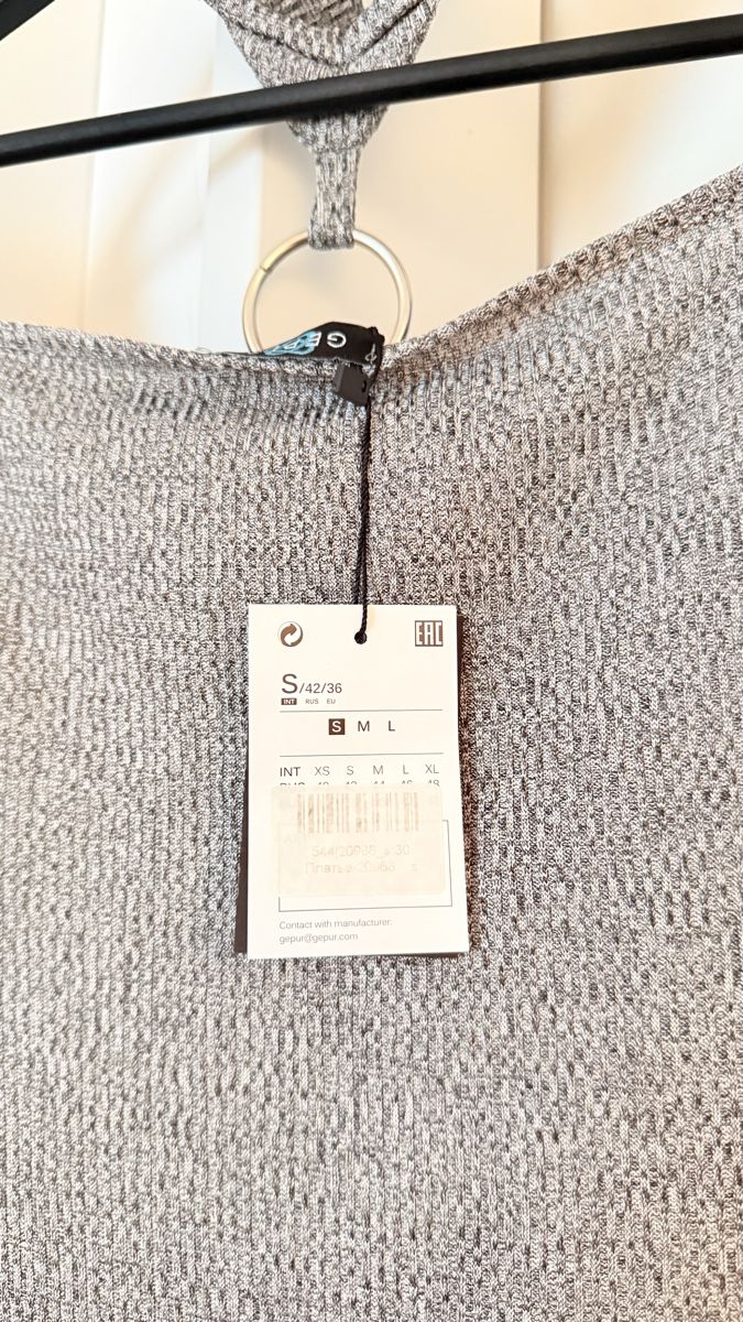 Vestiti: Mini Kleid in Grau NEU – Nuovo e nell'imballaggio originale da Eiken venduto da sanyok700 2