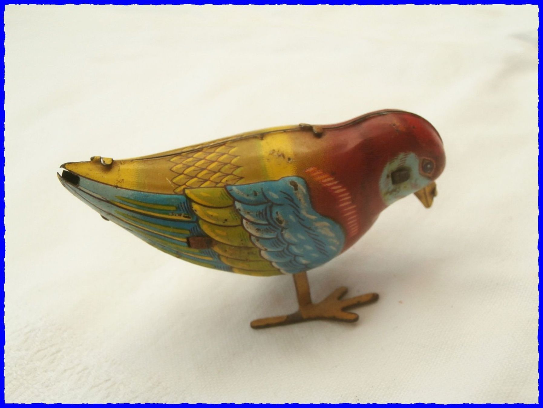 Giocattoli: antikes Blechspielzeug: Pickender VOGEL - mit Aufzug – Usato da Worblaufen venduto da Re_mo81 4
