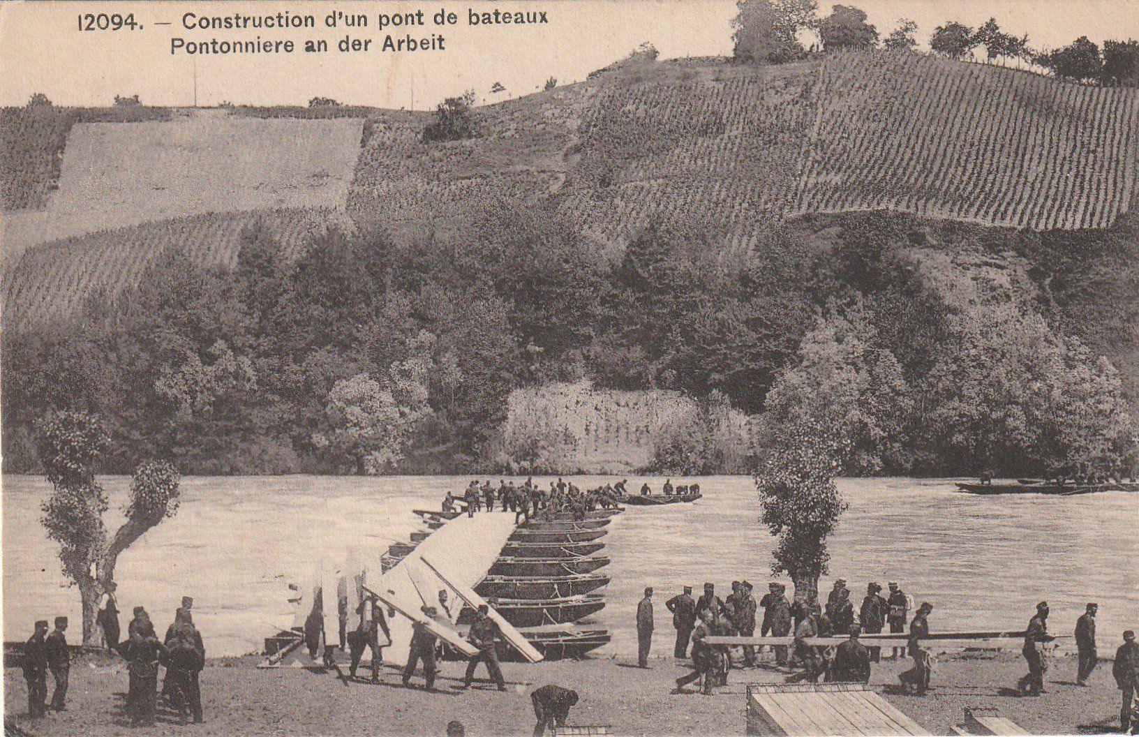 Cartoline postali: Pontoniere an der Arbeit – Usato da Rorschacherberg venduto da fratovi2