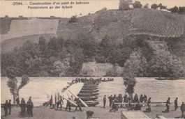 Pontoniere an der Arbeit