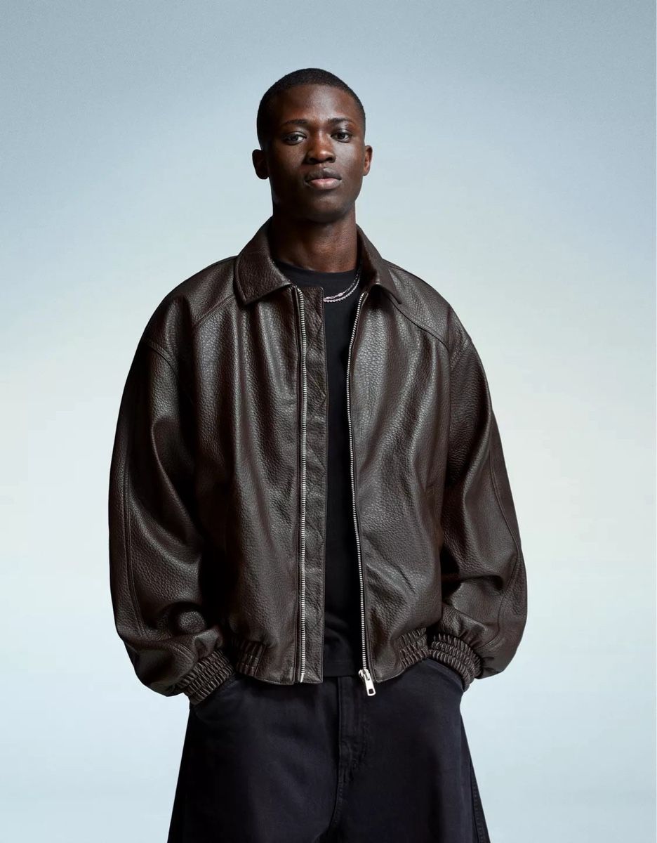 Bershka Giacche: Bershka lederjacke – Nuovo (secondo la descrizione) da Obersteckholz venduto da Uhren_Haendler 4