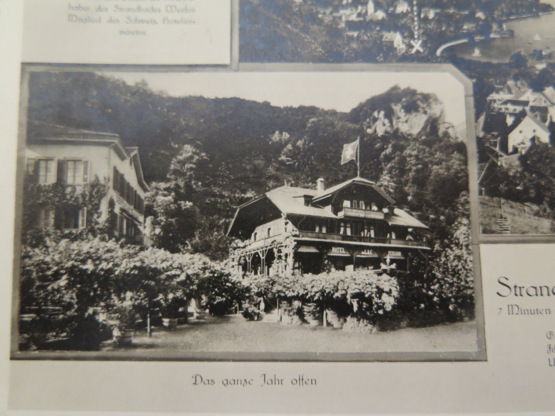 Cartoline postali: WEESEN - STRAND-HOTEL DU LAC MIT DEPENDENDANCEN – Usato da Wittenbach venduto da lipasal 1