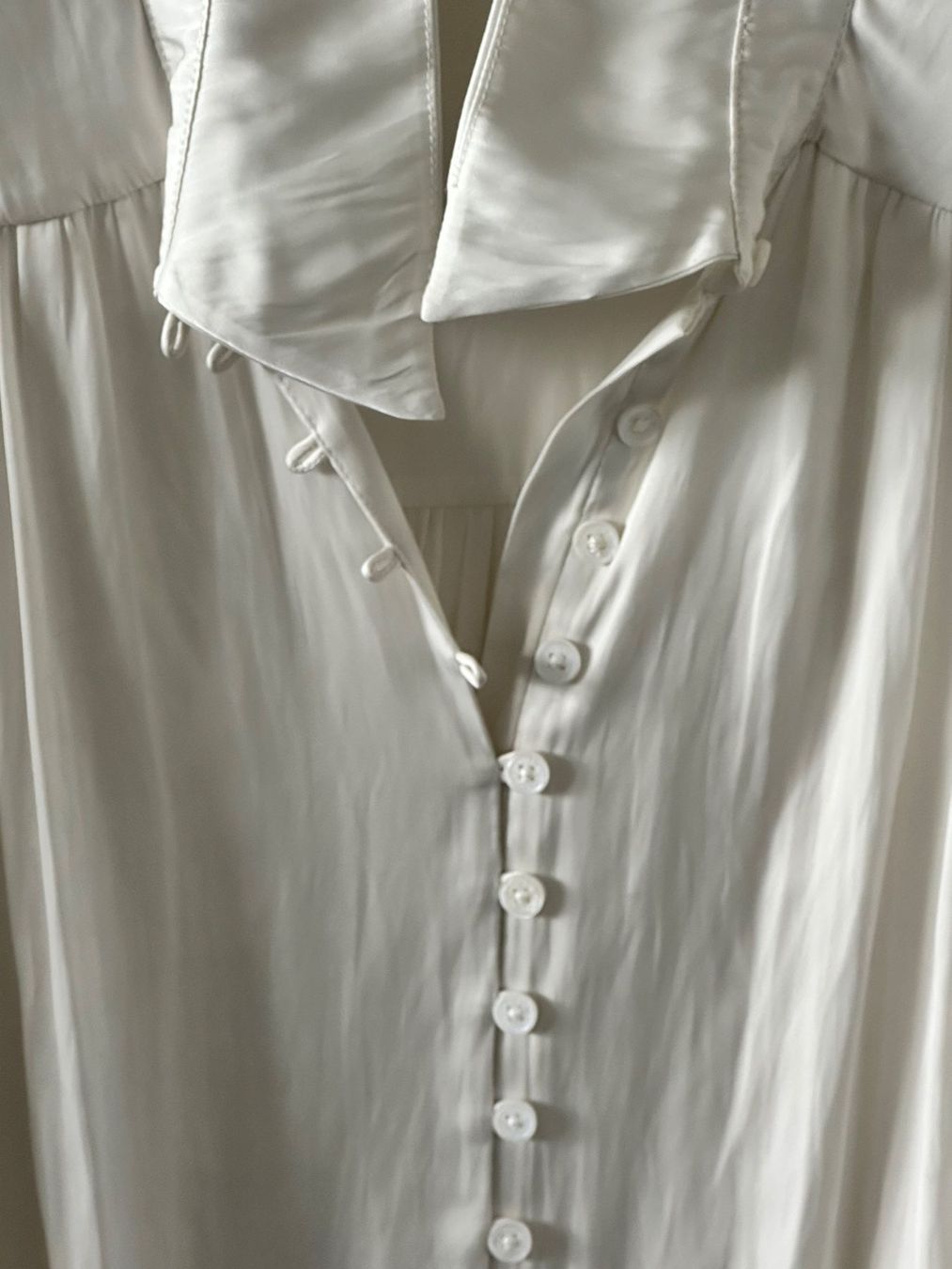 Camicette: Zadig & Voltaire satin white shirt – Usato da Lausanne venduto da kuroneko86 1