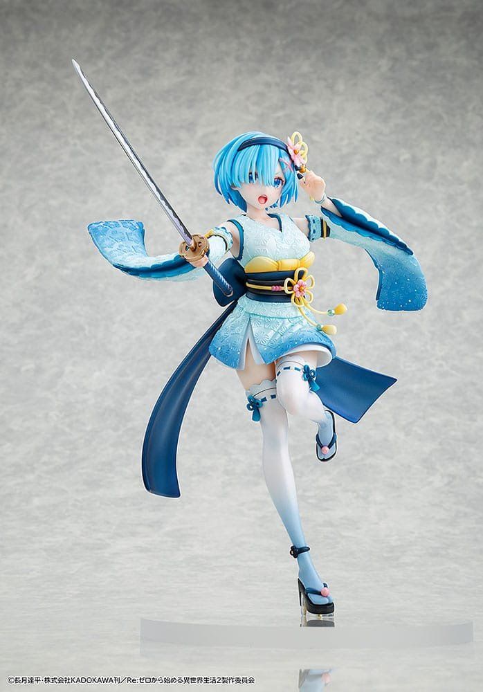Statuette: Re:ZERO -1/7 Rem Combat Outfit Ver. 22 cm – Nuovo e nell'imballaggio originale da St-Imier venduto da ATTAKSHOP 5