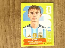 Panini FIFA WM 2026 Sticker Nico Paz  ARG 14