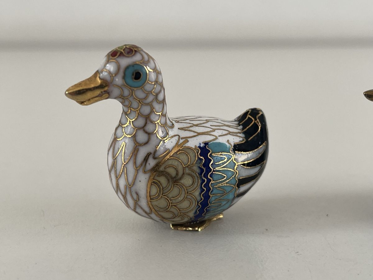Alle Dekorationen: 2 Enten / Cloisonné  – Gebraucht aus Wetzikon ZH von seli03 7