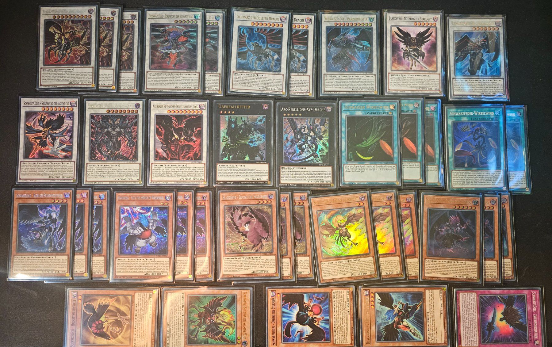 Yugioh Sammelbilder & Trading cards: Schwarzflügel Core Karten Yugioh – Gebraucht aus Bassersdorf von