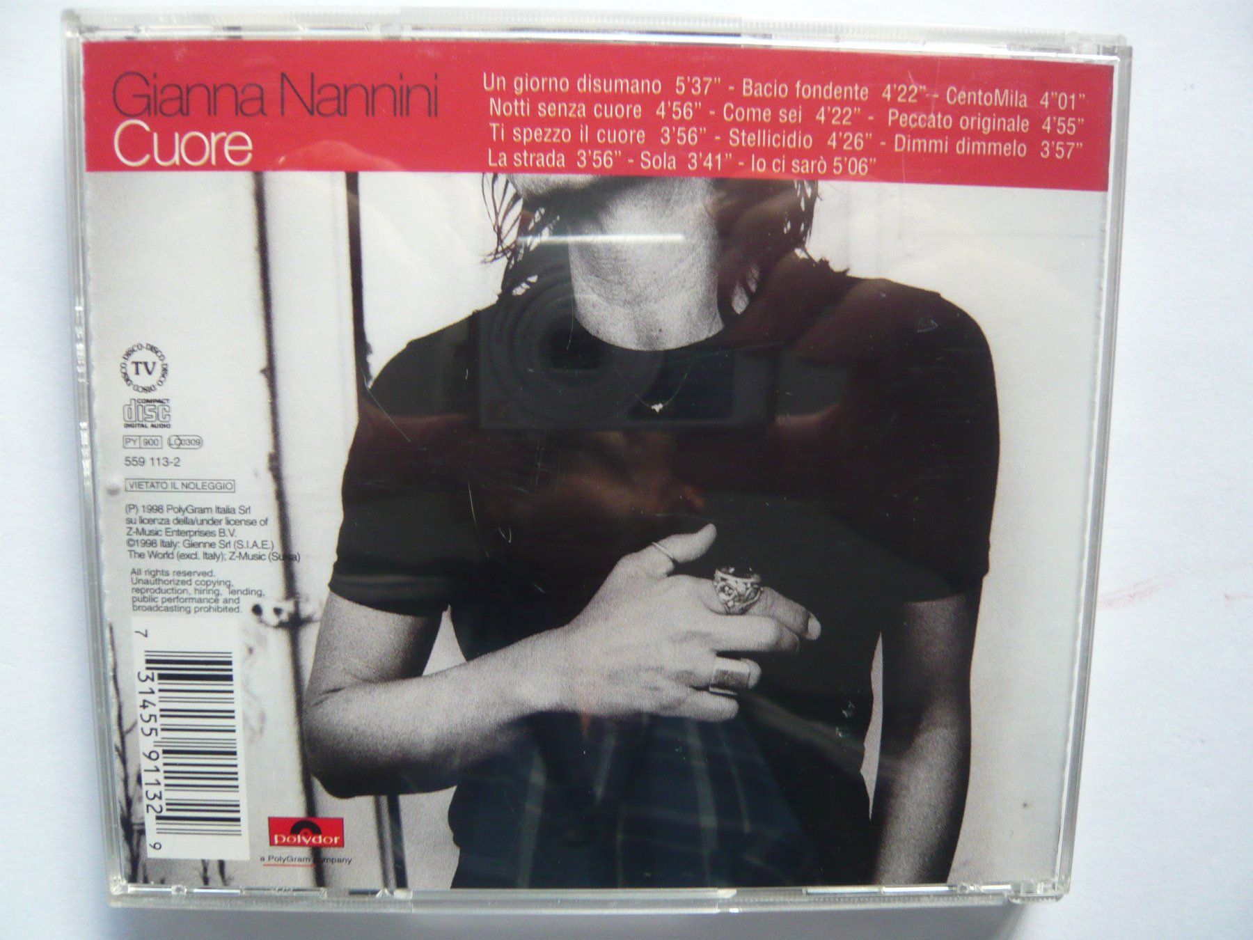CDs: 2CD GIANNA NANNINI CUORE & PERLE – D'occasion à Winterthur par Cajun 1