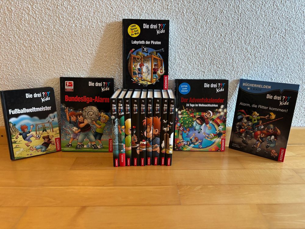 Die drei Fragezeichen Kids - Set mit 14 Büchern zu verkaufen (Gebraucht ...