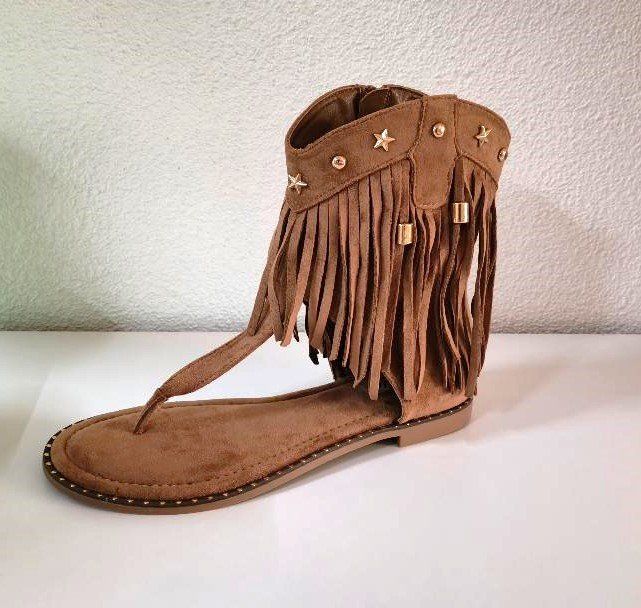 Damenschuhe: Zehen Sandalette mit Fransen Grösse 37 – Neu und originalverpackt aus Dielsdorf von SHOES_BY_SYLVI 2