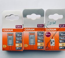 3 Packungen à 2 Stk., G4, LED