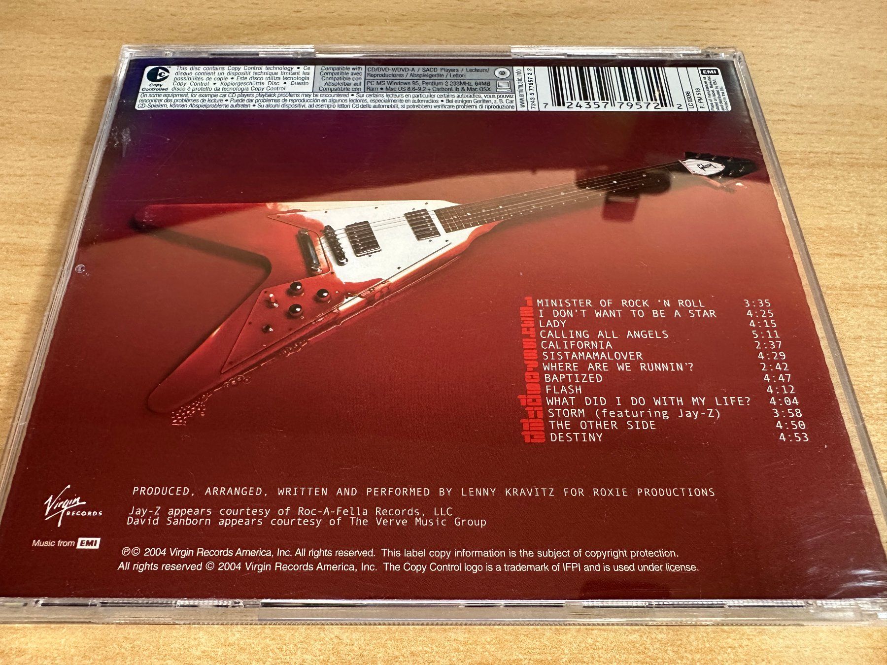CD: X2 Lenny Kravitz – Baptism – Usato da Rikon im Tösstal venduto da Alpenmutz 1