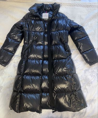 Moncler Daunenmantel schwarz, Grösse 1, Top Zustand!