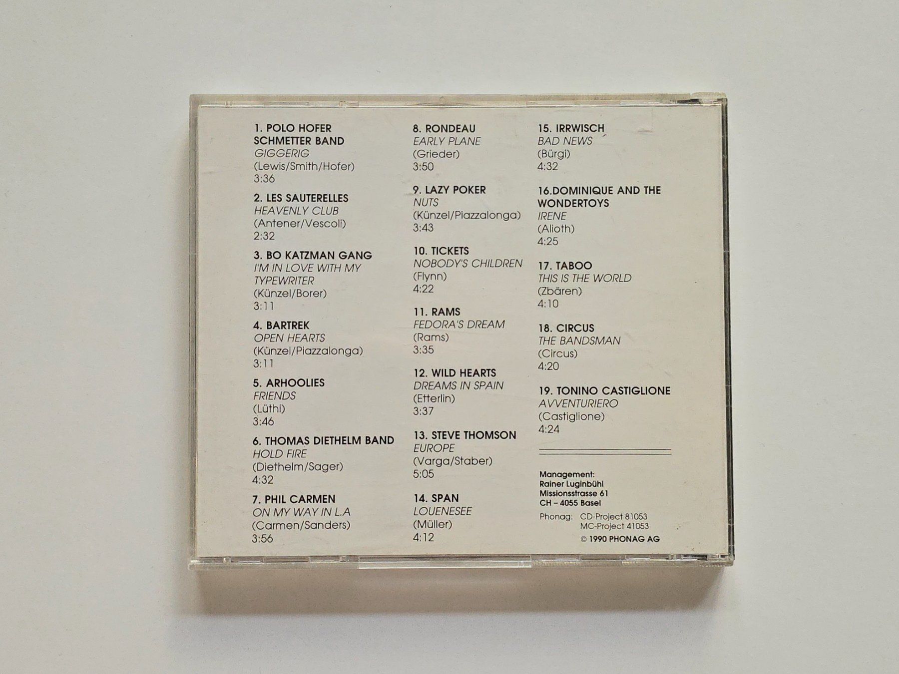 CD: CD Atlantis-CD-Project Tis is it! mit 19 Schweizer Bands – Usato da Dättlikon venduto da Wundertuete_ 1