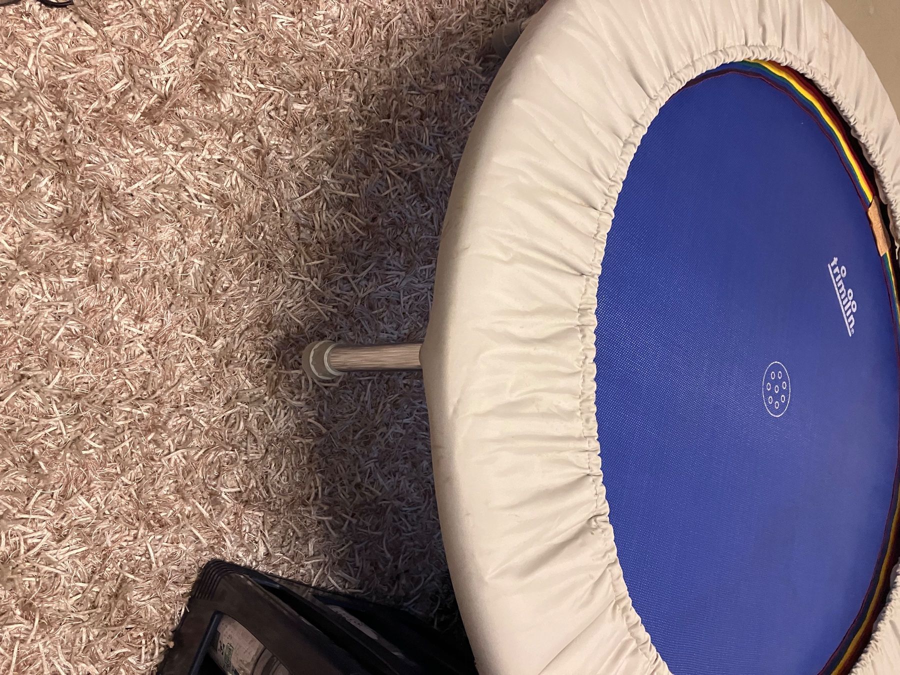 Trampoline: Trampolin trimilin blau Silber – Gebraucht aus Riehen von tab_p675 3