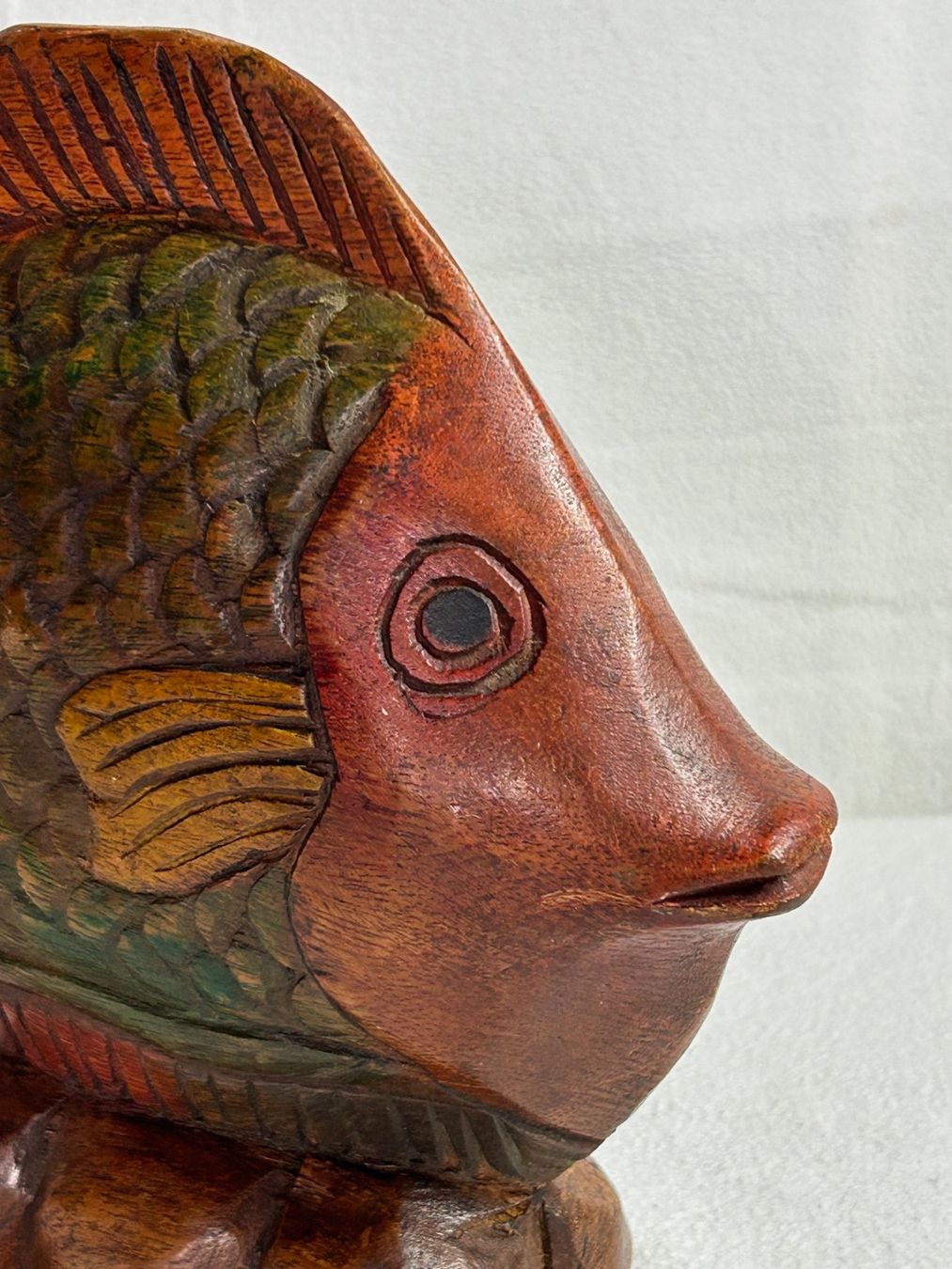 Sculture & Statue: Fisch in Holz handgeschnitzt – Nuovo (secondo la descrizione) da Rocourt venduto da Vijay02 1