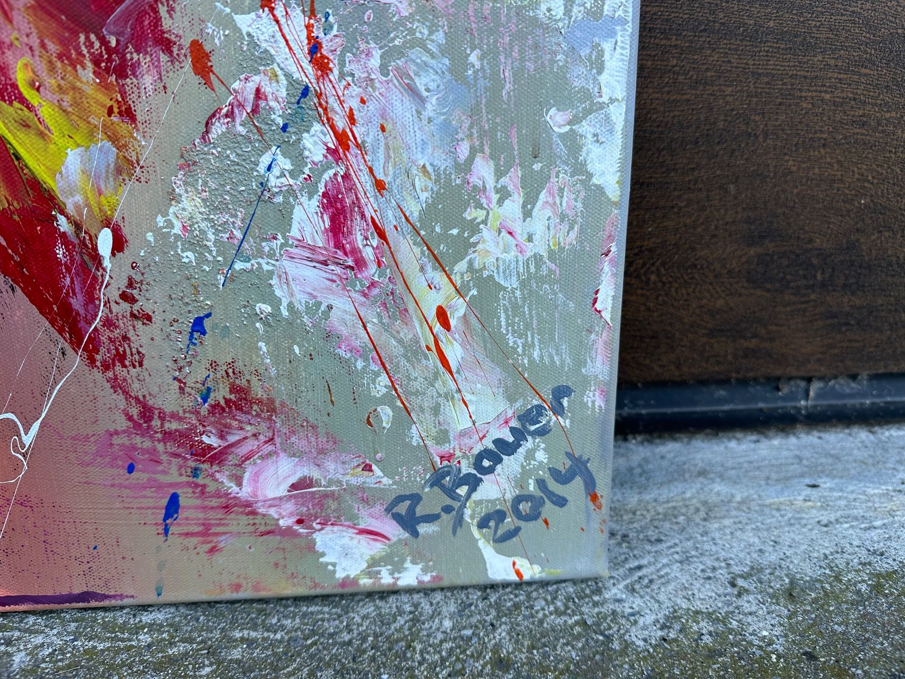 Dipinti: Acrylbild 80 x 80 cm – Usato da Chur venduto da Flatcoat 2